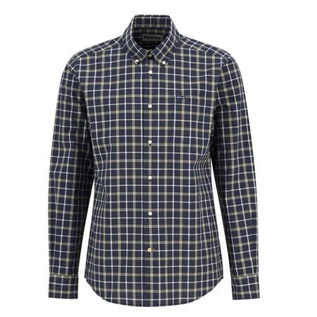 Barbour Bramham Checked Tailored Shirt - Navy - XL