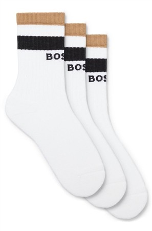 Boss 3-pack short-length Socks - White - One