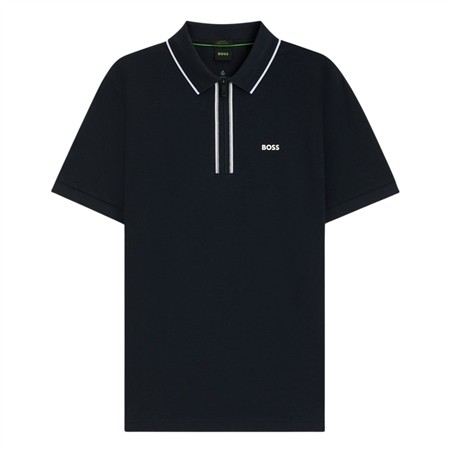 Boss Philix Stretch-Cotton Polo Shirt - Navy - XL