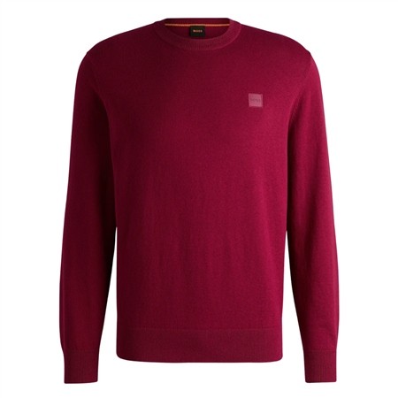 Boss Kanovano Cotton-Cashmere Sweater - Red - M