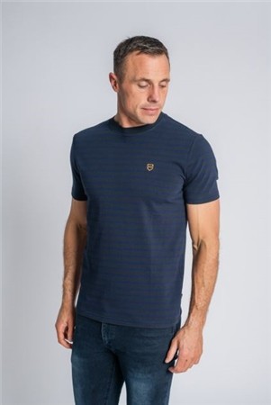 Xv Kings Magpies Striped T-Shirt - Navy - L