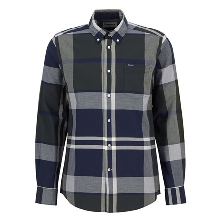 Barbour Dunoon Tartan Tailored Shirt - Green - XL