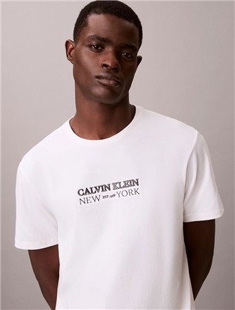 Calvin Klein Jeans 30s New York Logo T-shirt - White - M