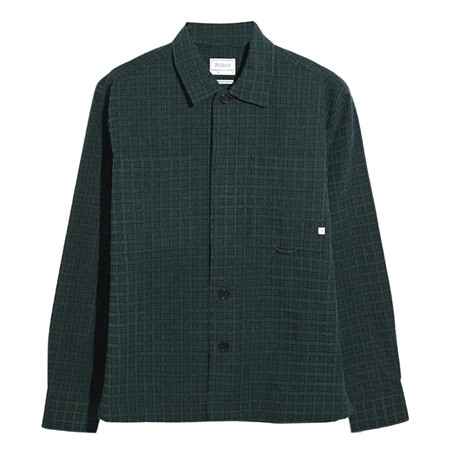 Farah Photie Check Overshirt - Green - XS