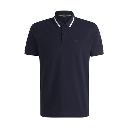 Boss Paddy Heritage Polo Shirt - Navy - S