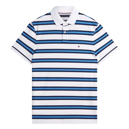 Tommy Hilfiger 1985 Regular Striped Polo Shirt 0fk - Blue - L