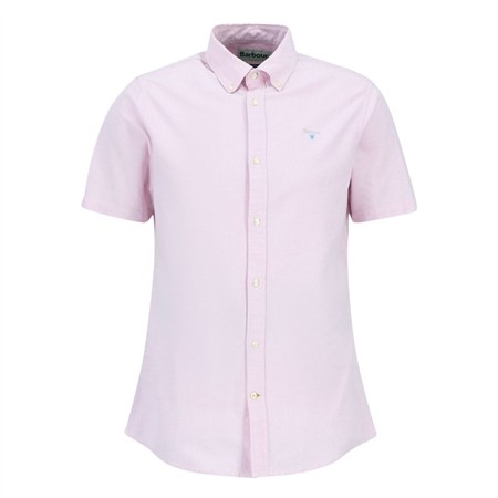 Barbour Oxtown Oxford Ss Tailored Shirt - Pink - M