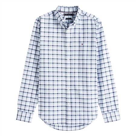 Tommy Hilfiger Heritage Oxford Checked Shirt - Blue - M