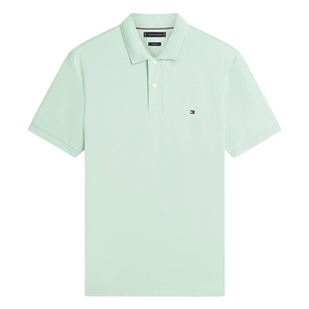 Tommy Hilfiger Liquid Cotton Interlock Knit Polo Shirt - Mint Green - L