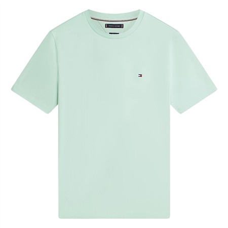 Tommy Hilfiger Flag Embroidery Crew Neck T-Shirt - Mint Green - S