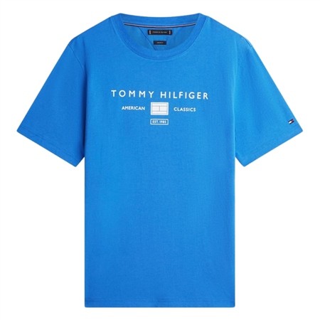 Tommy Hilfiger Brand Love Mono Logo T-shirt - Blue - S