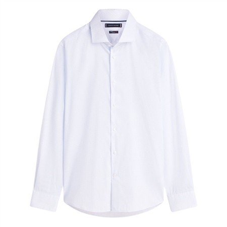Tommy Hilfiger Smart Casual Slim Fit Oxford Shirt - Blue - L