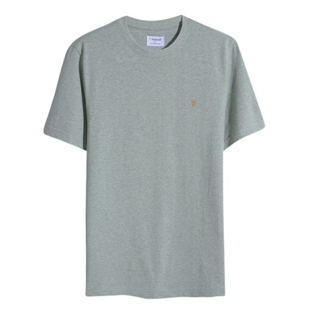 Farah Danny Organic Cotton Regular Fit T-shirt - Green Mist - XL