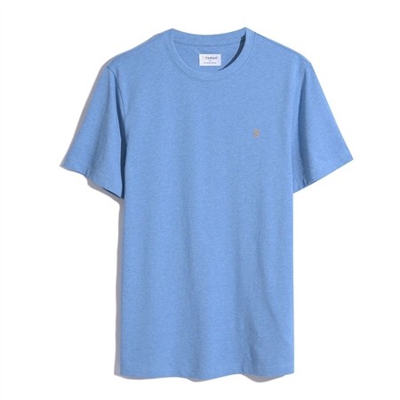 Farah Danny Organic Cotton Regular Fit T-shirt - Sky Blue - L