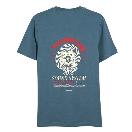 Farah Morween Graphic Ss T-shirt - Blue - S