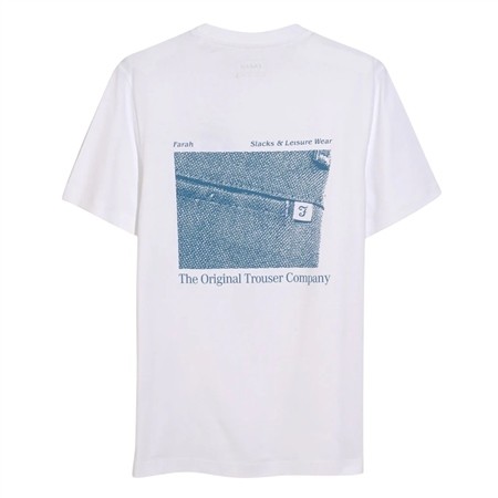 Farah Desmond Graphic Ss T-shirt - White - M