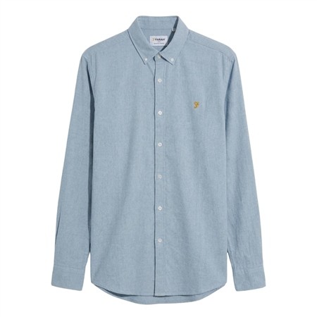 Farah Steen Casual Fit Shirt - Blue - XL