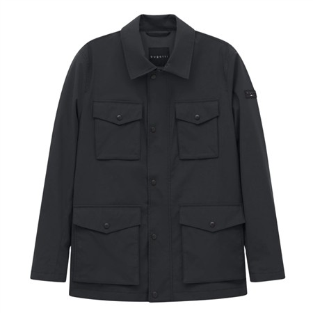 Bugatti Mens Jacket with Stand-up Collar - Navy - 38R
