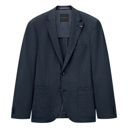 Bugatti Stretch Jersey Sports Jacket - Navy - 44R