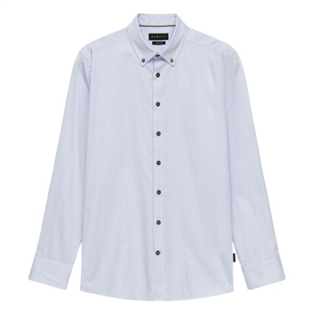 Bugatti Casual Satin Finish Shirt - Blue - XL