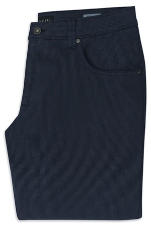 Bugatti Mens Casual 5 Pocket Trousers - Dark Navy - 34/34