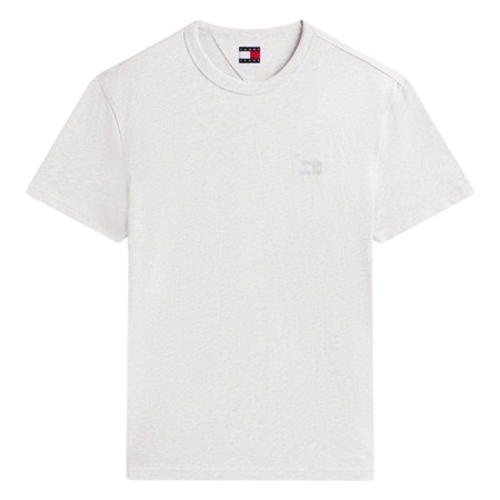 Tommy Jeans Tommy Badge Jersey Crew Neck T-Shirt - Grey - L
