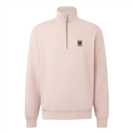 Belstaff Quarter Zip Sweatshirt - Pink - M
