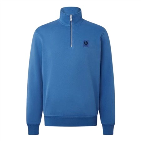 Belstaff Quarter Zip Sweatshirt - Marine Blue - S