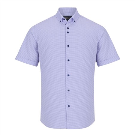 6th Sense Short Sleeve Printed Shirt  Per 33 - Lilac - XL