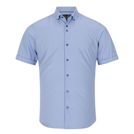 6th Sense Short Sleeve Printed Shirt Per 24 - Blue - 2XL