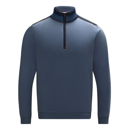 6th Sense Quinn 1/4 Zip Sweatshirt - Blue - M