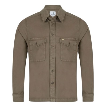 6th Sense Overshirt - Dark Khaki - L