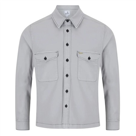 6th Sense Overshirt - Ash Green - S