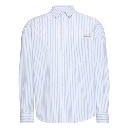 Calvin Klein Jeans Oxford Classic Striped Shirt - Blue - L