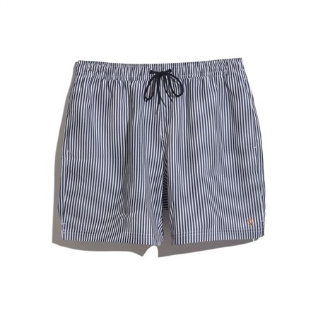 Farah Colbert Seersucker Shorts - Navy - XS