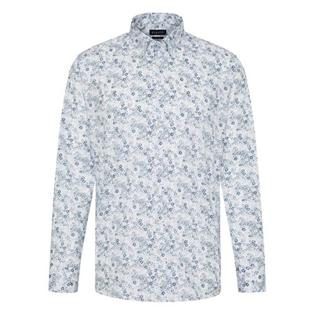 Bugatti Casual Printed Shirt - Mint - L