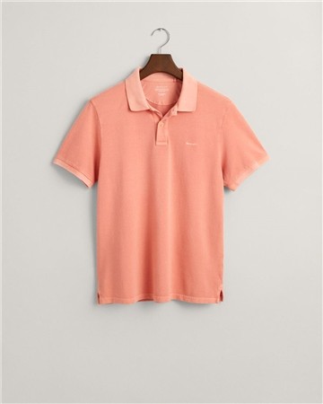 Gant Sunfaded Pique Polo Shirt - Pink - XL