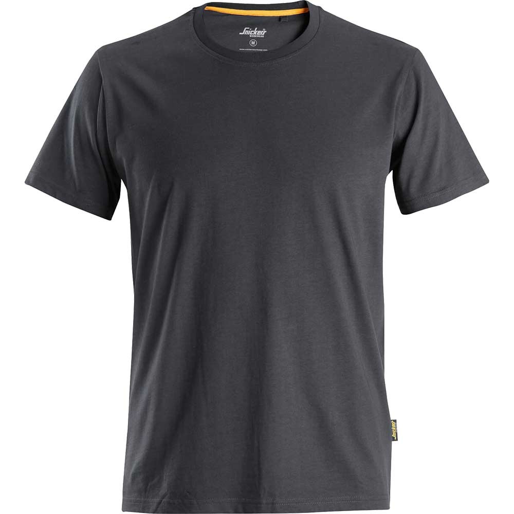 Snickers 2526 Mens Allround Work Organic Cotton T Shirt Grey XL