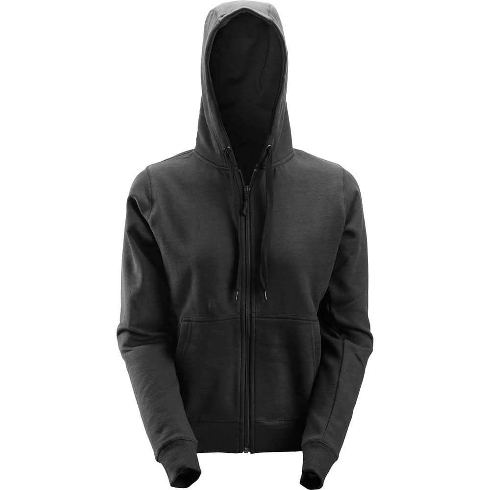 Snickers Ladies Zip Hoodie Black XS