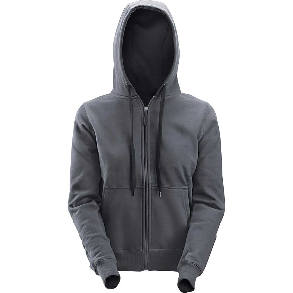 Snickers Ladies Zip Hoodie Steel Grey M