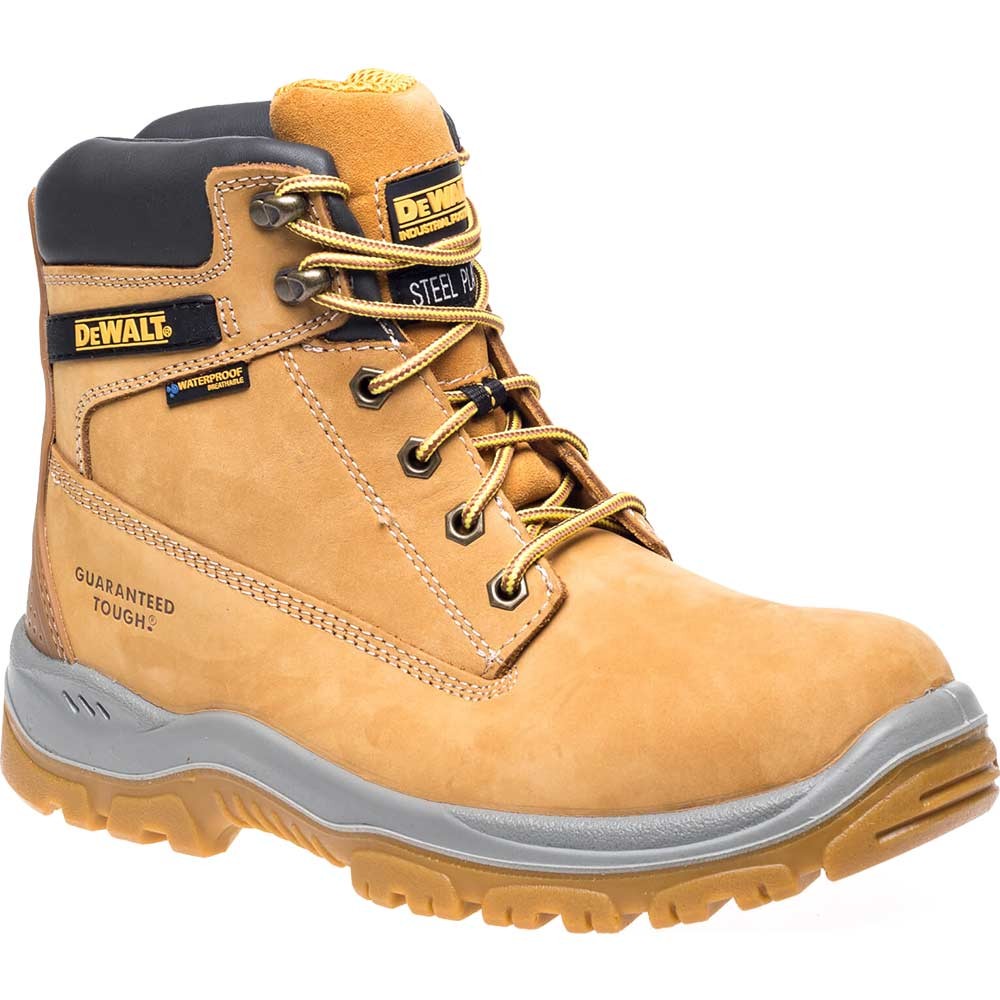 DeWalt Titanium Waterproof Safety Boots Wheat Size 11