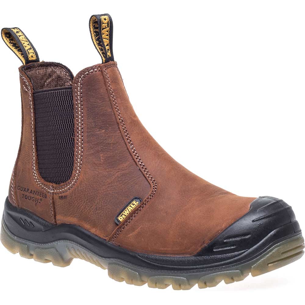 DeWalt Nitrogen Mens Dealer Safety Boots Brown Size 6