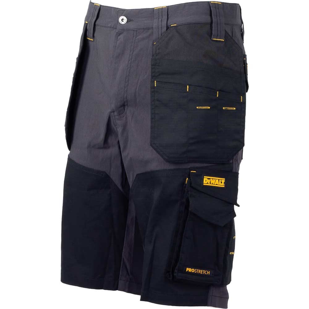 DeWalt Hamden Holster Pocket Work Shorts Grey / Black 30"