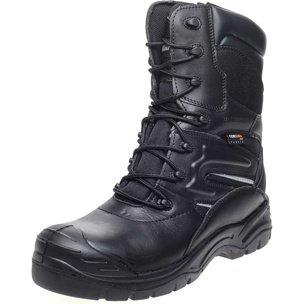 Apache COMBAT Non Metallic High Leg Safety Boots Black Size 5
