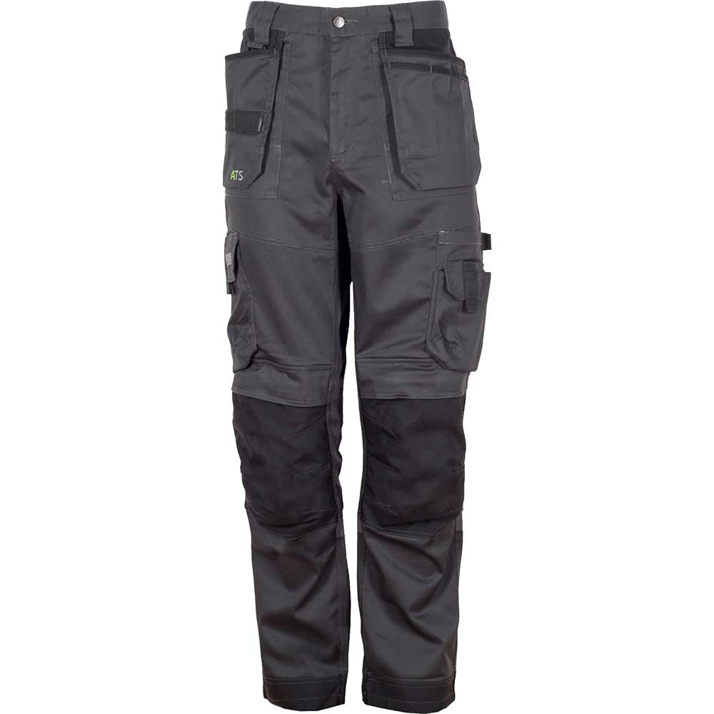 Apache Mens ATS 3D Stretch Holster Work Trousers Grey 32" 31"