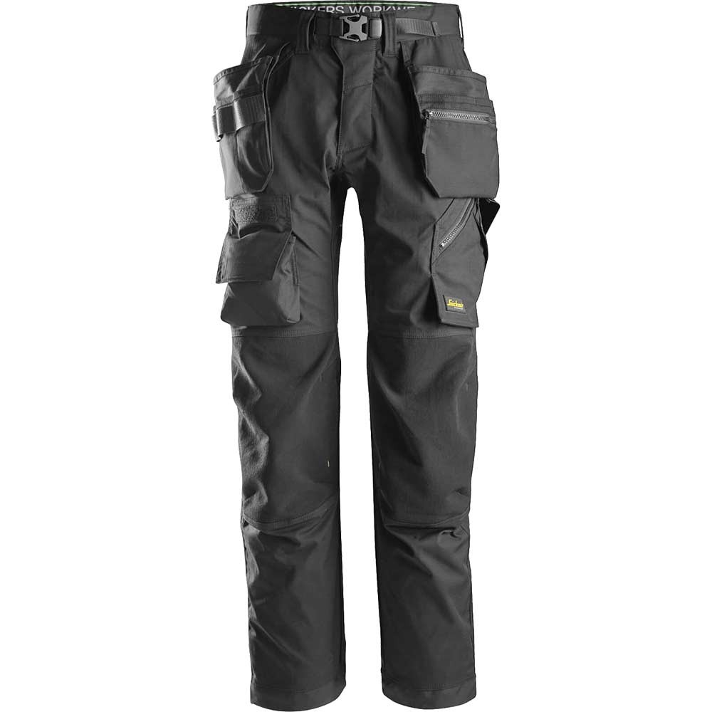 Snickers 6923 Mens Flexiwork Floorlayers Work Holster Pocket Trousers Grey 38" 35"