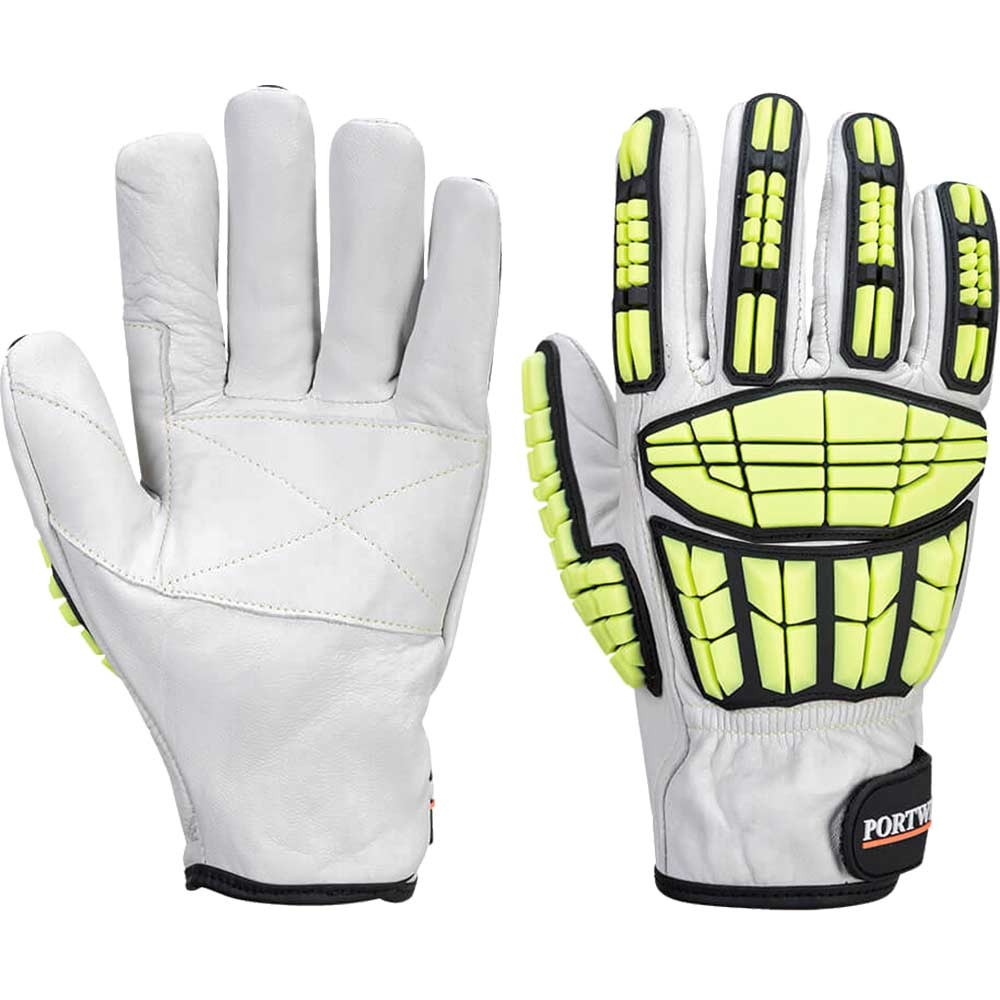 Portwest Impact Pro Cut Resistant Work Gloves Grey M Pack of 1