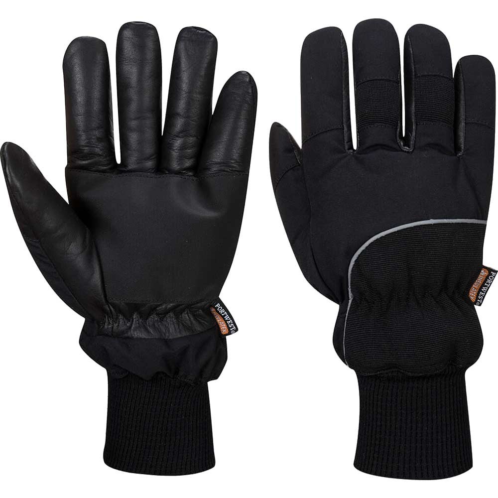Portwest Apacha Cold Store Gloves Black XL Pack of 1