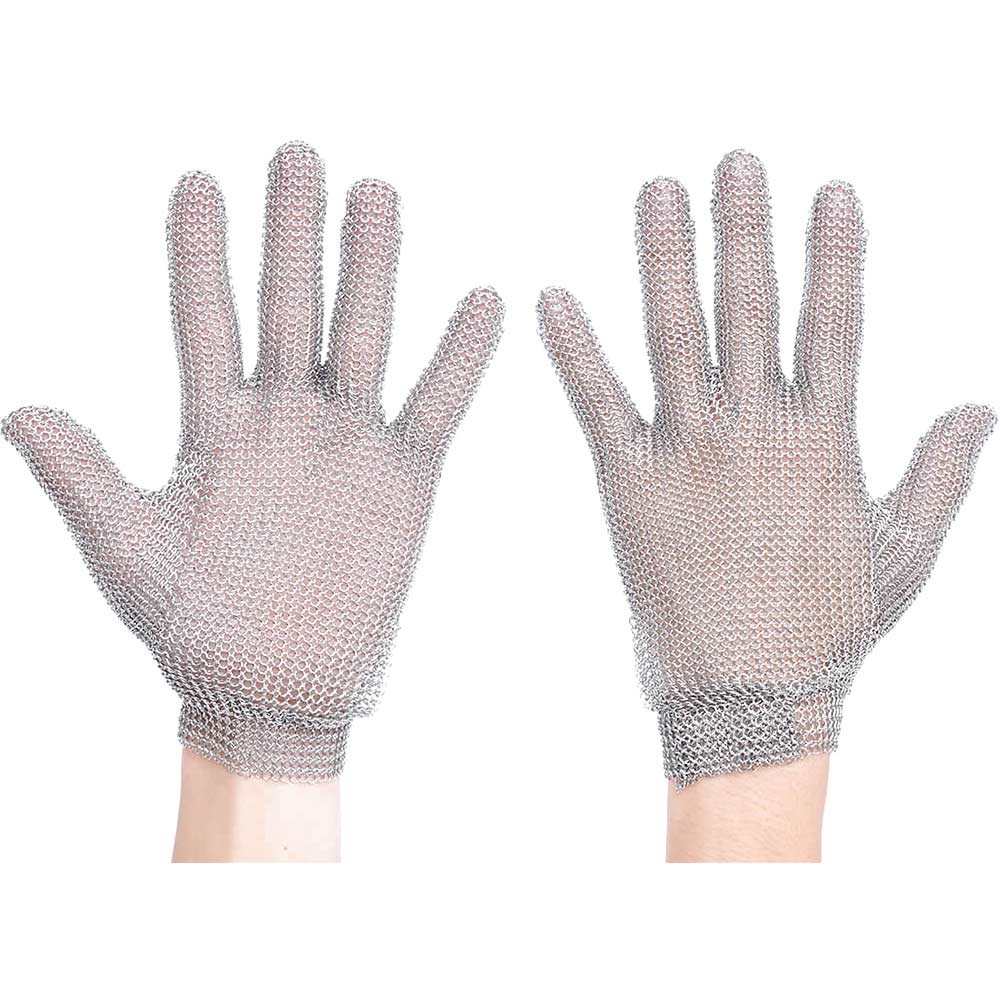 Portwest Chainmail Glove (Single Glove for Left or Right Hand) Silver M Pack of 1