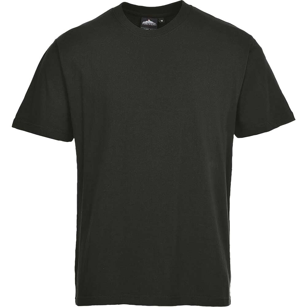 Portwest Turin Premium T Shirt Black L